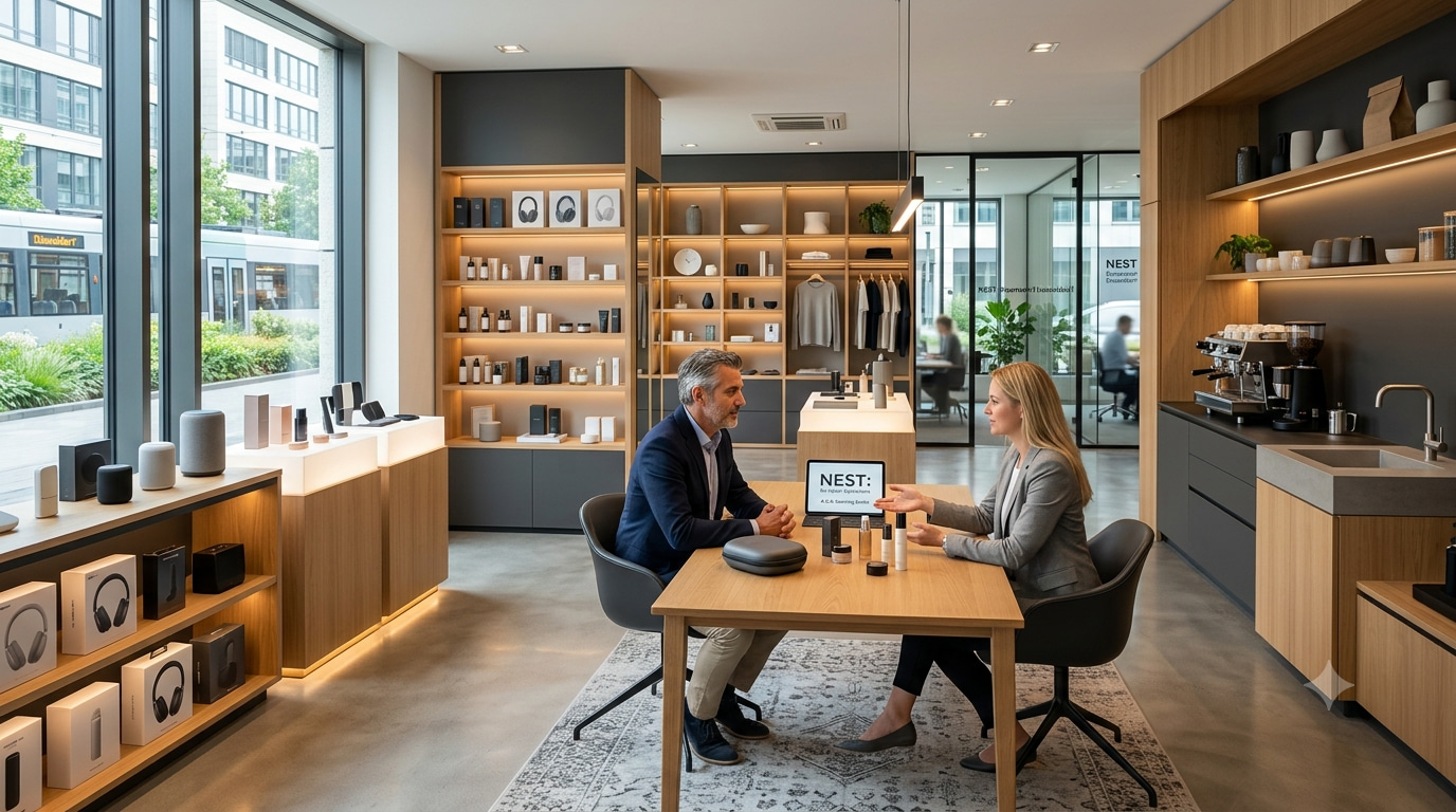 NEST showroom / operations in Europe
